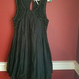 Free People Super Fun Beaded 100% cotton Dress